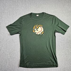 Boise Hawks Hanes Shirt Mens Small Green  Short Sleeve Baseball MiLB Pioneer
